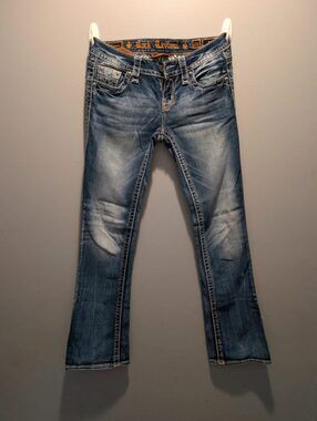Rock Revival Melora Bootcut Jeans Women Size 26 Medium Wash